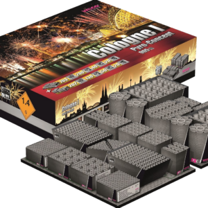 Die Cologne 22er ist ein mehrminütiger 905-Schuss-Verbund, der mit schnellen Sequenzen, farbintensiven Buketts und abwechslungsreichen Effektbildern eine durchgehend dichte Show erzeugt.