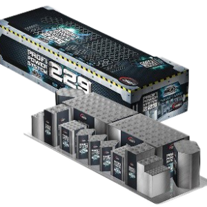 Das Profi Powersystem bietet 229 Schuss in einer langen, durchgehenden Zwei-einhalb-Minuten-Sequenz.