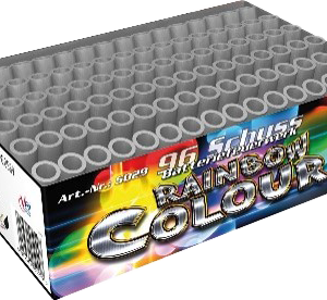 Rainbow Colours liefert 96 klar getaktete Schuss in einer kompakten, gleichmäßigen Sequenz.